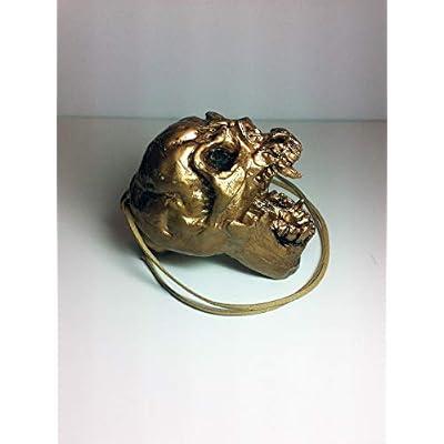 Aztec Death Whistle - Golden Skull