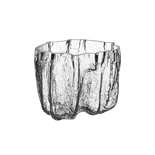 Kosta Boda Crackle Crystal Bowl, 6.25" High X 8.25" Wide., #TOP10