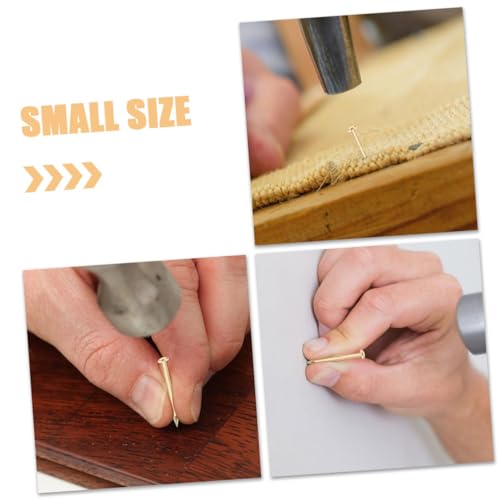 Clavos de cobre OSALADI 800 piezas para colgar cuadros y fijar muebles miniatura 6