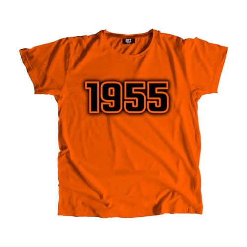 T-shirt 1955 unisexe haut vintage mode rétro pour homme et femme