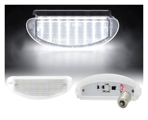 Lámpara matrícula LED soluciona la luz fundida en Clio 2 y Twingo