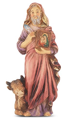 4" Statue with Prayer Card St. Luke