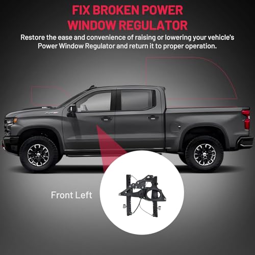 Image of BDFHYK 749-542 Power Window Regulator Without Motor Front Left Compatible with Lincoln Navigator 2007-2014, Ford Expedition 2007-2017