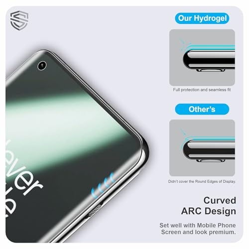 Image of Anti Glare Matte TPU hydrogel Edge to Edge Screen Protector Guard For Oneplus 11, OnePlus 10 Pro and OnePlus 9 Pro (6.7 Inch) With Installation Kit | Support Fingerprint | Edge to Edge