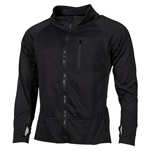 Materiale: 100% poliestere MFH Uomo US Tattico Soft Shell Giacca Nero taglia XXL