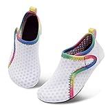 JIASUQI Kid's Athletic Sneakers Water Shoes for Beach Running Pink Tiger US 11-11.5 M Little Kid