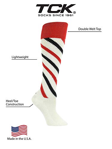 Image of TCK Candy Stripe Knee High Softball Socks Soccer