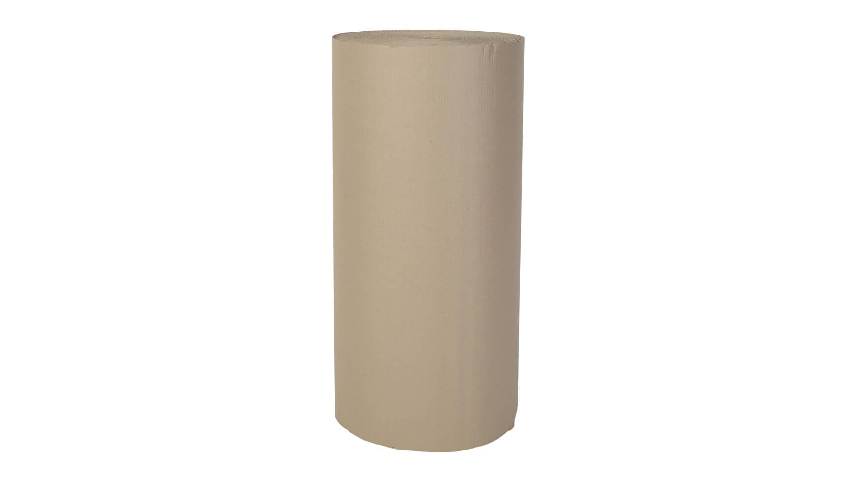 packster 10x Rollenwellpappe Wellpapprolle 120cm 70lfm Braun C-Welle Wellpappe Verpackungsmaterial für sicheren Versand & Lagerung