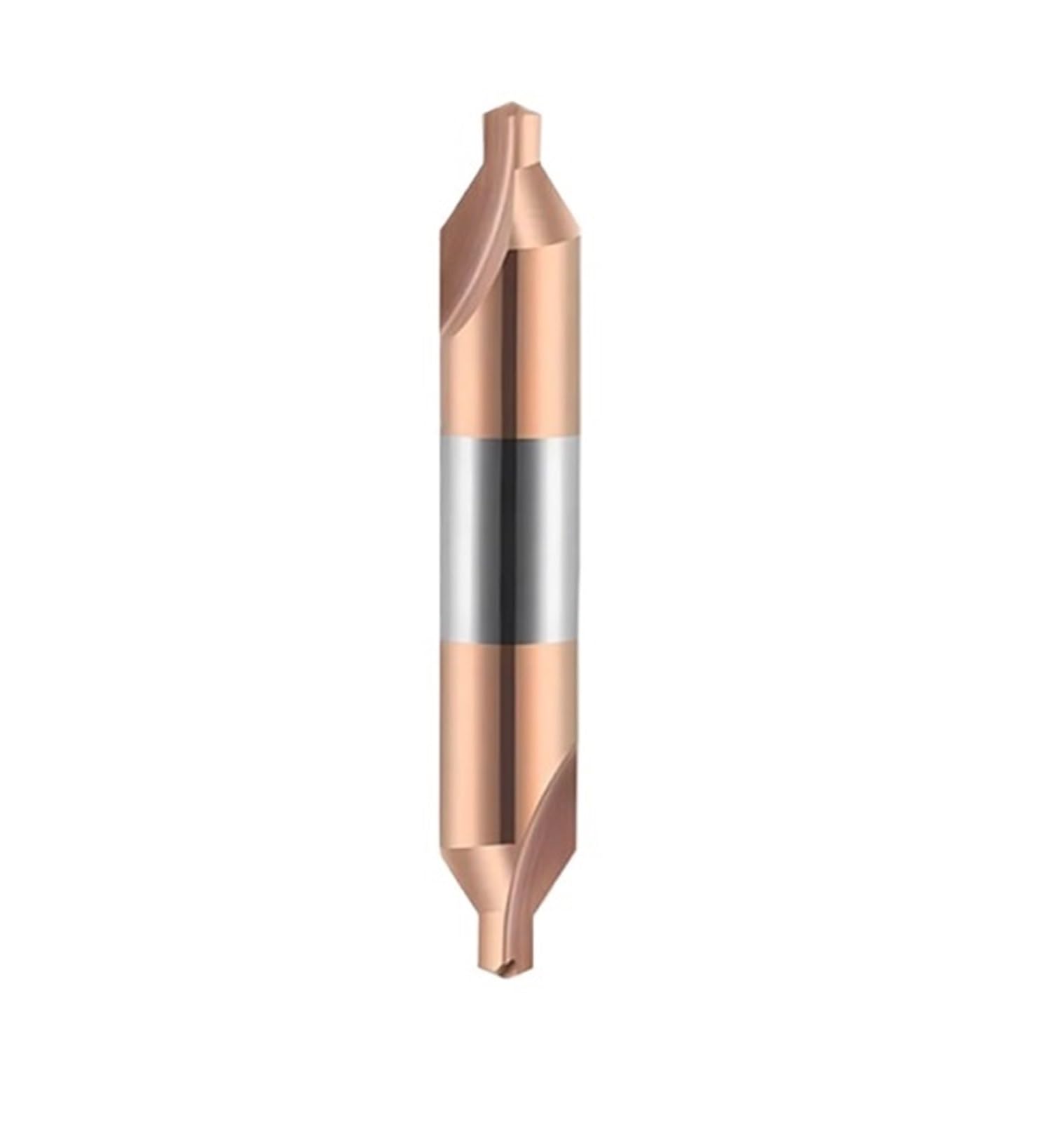 Wiertła kątowe z podwójną głowicą ze stali węglowej, kąt 60 stopni, narzędzia CNC do wiercenia centralnego stali / aluminium 0,4 mm-5,0 mm (HRC60-ST,4,0x5.0x60Ax8Dx100L)