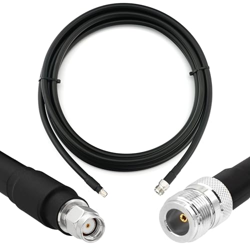 Câble Extension RP-SMA 5m Antenne WiFi pour Résoudre les Problèmes de Portée de Routeur PC