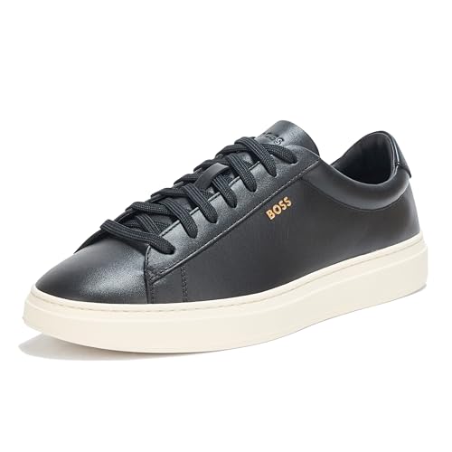 Image of BOSS Men's Kieran Smooth Leather Tennis Sneaker