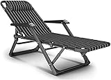 Silla plegable de gravedad cero, juego de muebles de jardín duradero, reclinable de metal impermeable, tumbona de camping, asiento portátil para exteriores, perfecto para relajación y ocio.