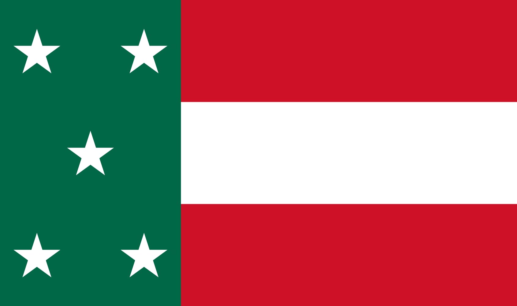Drapeau XL Republic of Yucatan drapeau paysage de 2.16m² grand format