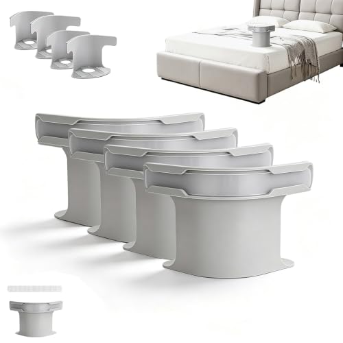 4 clip per lenzuola con strisce di bloccaggio, chiusure per lenzuola con angoli, resistenti e antiscivolo, cinghie per mantenere le lenzuola strette e sicure (grigio)