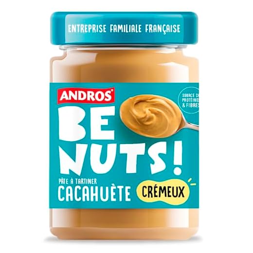 Andros Be Nuts - Pâte à tartiner Cacahuète - Crémeux - 325G