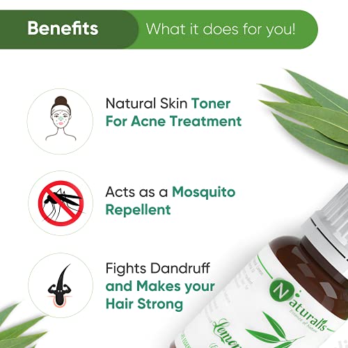 Image of Naturalis Essential Oil Gift Pack of 2-15ml (Lemon Eucalyptus Oil, Tea Tree Oil)