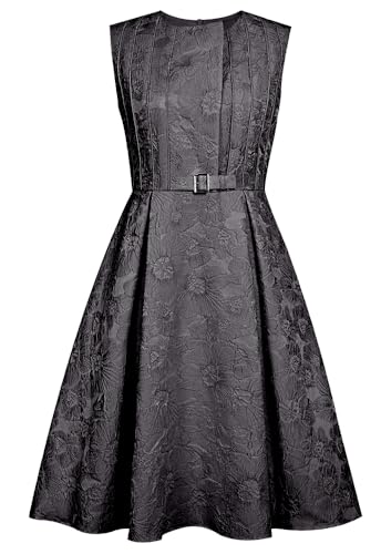 Image of CHIC STAR Womens Embossed Jacquard Dress