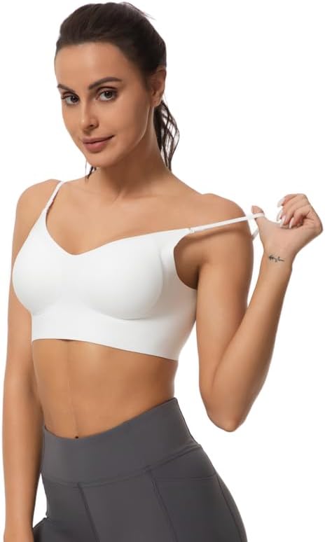 Low Back Push Up Bra Seamless Wirefree Comfort Padded Bralette Backless Convertible Support Bras - Image 2