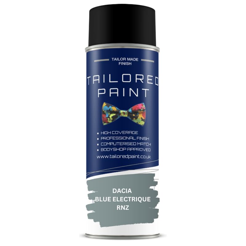 Aerosol Spray Paint Rattle Can Paint For Dacia - Blue Electrique Rnz (Aerosol Spray Paint)