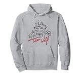 Teen Wolf Retro Vintage Eighties Werewolf Line Art Logo Sudadera con Capucha