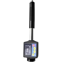 Hardness Meter 360  Durometer 6-in-1 Metal Hardness Meter Alloy Steel Stainless Steel Cast Iron HRC HRB HL HB HV HS Metal Hardness Meter Tool Metal Hardness-Grey