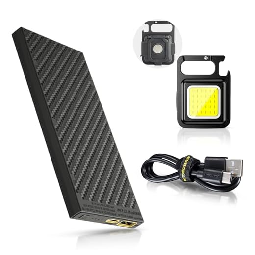 Nitecore NB10000 GEN 2 Ultra-Slim 10000mAh Quick-Charge Power Bank with USB and USB-C Dual Outputs and Cables