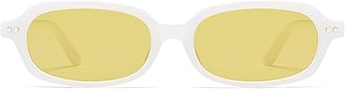 Retro Small Rectangle Sunglasses for Women Men Trendy Narrow Square Sunnies AP3729