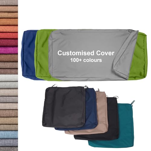 Pcevathiy Custom Bench Cushion Cover for Indoor/Outdoor Window Seat Patio Chair Sofa Couch Covers...