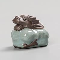 Amazon.co.jp: アニマルオブジェ 干支の寅の置物 虎 F トラ 陶器