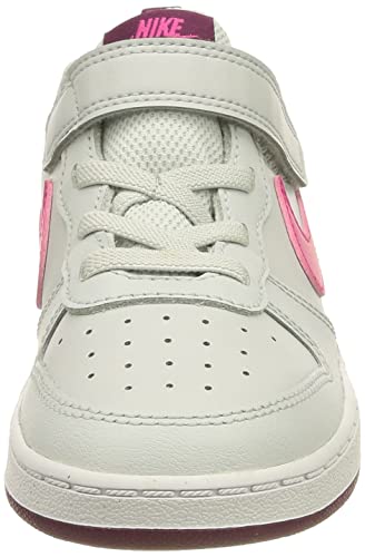 Nike Girls Court Borough Low 2 (GS) Pure Platinum/Pink Size 52