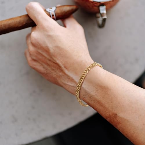 14K Gold Bracelets for Women for Men Cuban Link Chain for Men & for Women's Gold Chain Bracelet for Womens Jewelry Gift for Women 6.5, 7, 7.5, 8, 8.5 in3