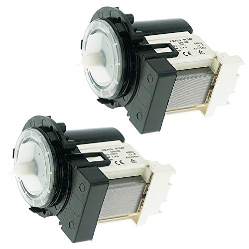 Ecumfy 2 Packs 4681EA2001T Washer Drain Pump Motor Compatible with Kenmore and LG Washing Machine Replaces AP5328388, 2003273, 4681EA2001D