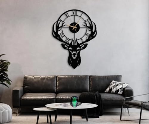 Image of Home Decoration European Peacock Analog Wall Clock Crystal Luxury Living Room Creative Personality Art,Metal,Blue,Birds (DA-182, 50CM)