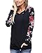 Produktbild ABRAVO Damen Kapuzenpullover Langarm Pullover Pulli Freizeit Sport Hoodie Kapuzenpulli Sweatshirt Sweater Top Oberteie,Schwarz,M