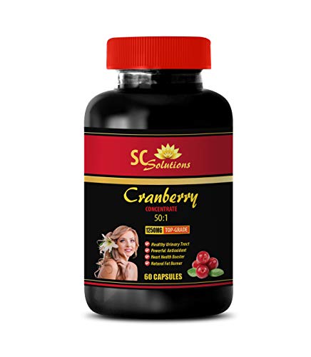 Kidney Support - Cranberry Concentrate 12600mg - Cranberry Pills for Women - 1 Bottle