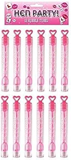 2 X HENBRANDT Hen Party Bubble Tubes with Heart Topper, Pack of 12