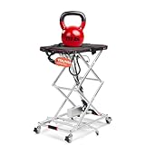 Alton Portable Lift for Electric Wheelchairs, Lightweight and Foldable Electric Chair Lift, Portable Wheelchair Lift for car, Wheelchair Scissor Lift, only 25 Lbs, 4000N Motor Power, Up to 110 Lbs
