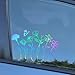 1Sheet Birth Month Flower Decal,Wildflower Decals,Boho Car Decal, Floral Vinyl Decal Gift for Plant Lovers/Gifts for Mom, Floral Car Decal, Mother Day Gift |4.8
