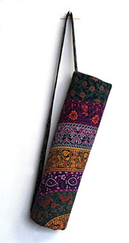 ICC Yoga Mat Bag Carrier (Purple 6 Flower)