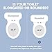 Quick Flip Toilet Seat with Built-in Potty & Splash Guard for Toddler Training, Slow Close - Jool Baby (Round)