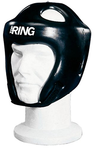 ORIENTE SPORT CASCHETTO Fight Misura L/XL in Poliuretano, Top Ring, OS 331A (Nero, L/XL)