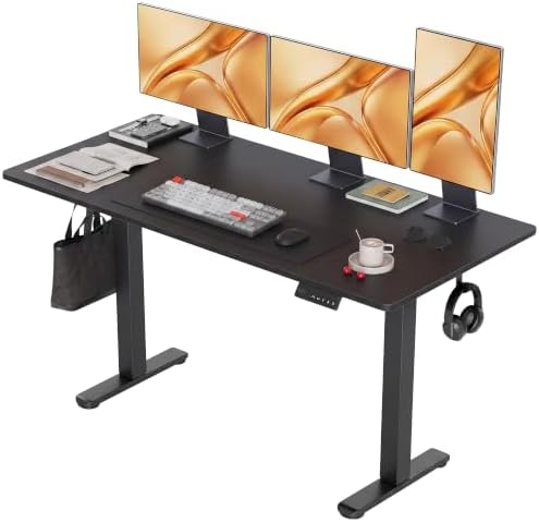 （22:30時点） Claiks 昇降デスク 電動 スタンディングデスク 昇降式 テーブル 幅160cm*奥行き60cm テレワーク オフィスデスク 在宅ワーク パソコンデスク 高さ調節 メモリー機能 ブラックフレーム/ブラック天板