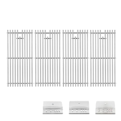 Image of SafBbcue RJC008P RJC32A Grates Grill Replacement for RCS Summerset and Blaze Grills Stainless Steel Cooking Grids for RCS RJC32A RJC32AL Summerset Sizzler 32 inch Blaze 32 inch 4 Burner Grills BLZ-4LTE2-NG