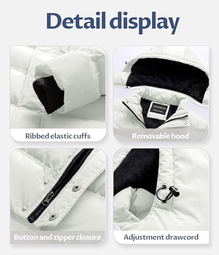 Image of Men's Puffer Jacket Waterproof Winter Parka jacket Warm Thicken Ski Coat