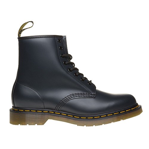 Image of Dr. Martens Unisex 1460 Smooth Leather 8 Eye Boot, Navy, 14 Women /13 Men