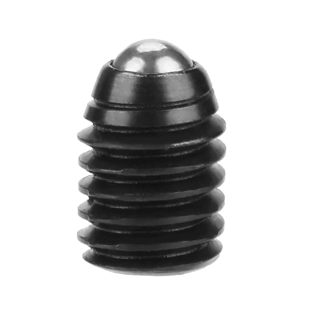 10Pcs M6 Screw Thread Hex Socket Carbon Steel Ball Spring Plungers Set for Mechanical Devices, Clamps, Tools, Automatic Machines (M6*8(10PCS)) (M6*10(10PCS))