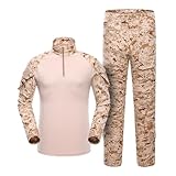 Style : coupe ample et décontractée. Design spécial plus attrayant, charme, tendance et chic. Vêtements militaires tactiques pour hommes, style BDU de combat, vêtements résistants aux rayures pour sports de plein air, respirant, frais et confortable.