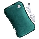 PAMINGONO Waterless Hand Warmer Waterer Rechargeable Stomach Warmer Bags Reusable Electric Heating Bottle Electric Bag Heating Warmers Bottle Portable Flannel