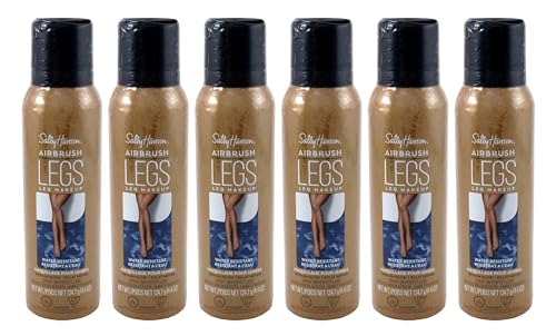 Sally Hansen Airbrush Legs Medium Glow 4.4 Ounce (130ml) (6 Pack)
