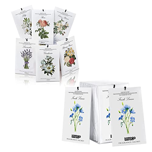 MYARO Sachets Aromáticos 12 Pack para Cajones y Closets miniatura 1